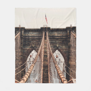 Cobertor De Velo Ponte do Brooklyn em New Yorkabstract, américa, am
