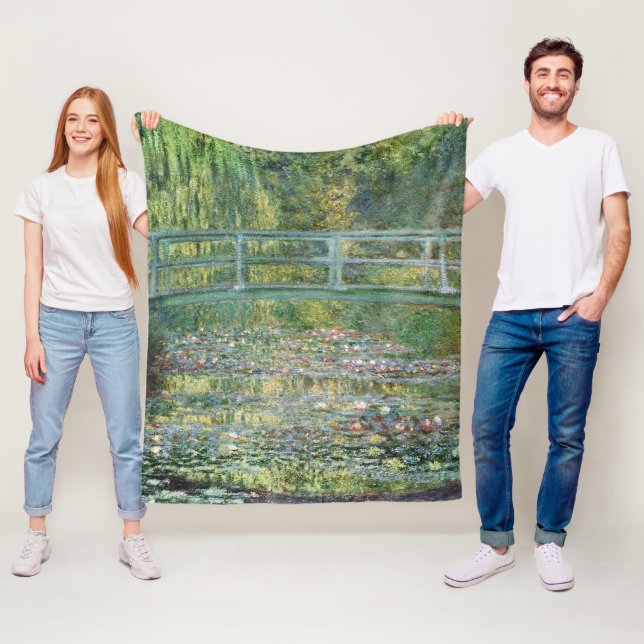 Cobertor De Velo Ponte Japonesa de Claude Monet Arte da Ninféia (In Situ)