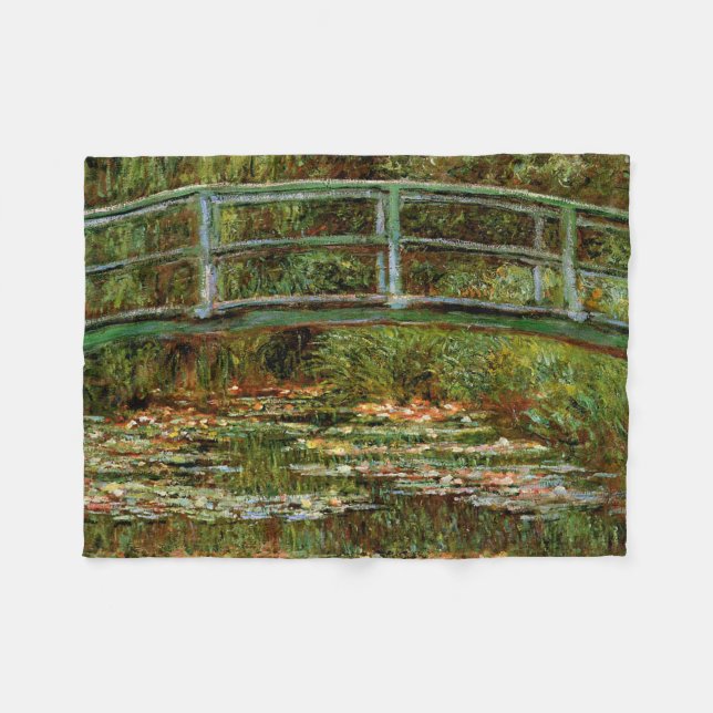 Cobertor De Velo Ponte Japonesa Monet Francês Giverney (Frente (Horizontal))