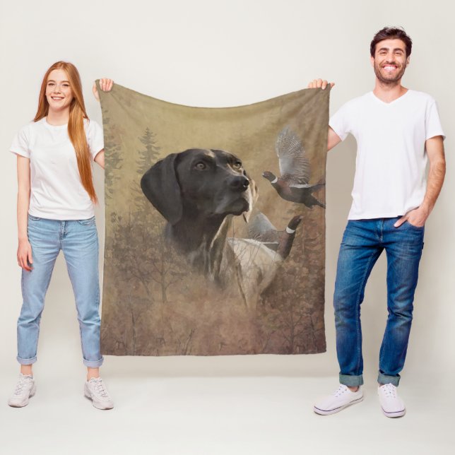 Cobertor De Velo Ponteiro Alemão Curto, Deutsch Kurzhaar Tapes (In Situ)