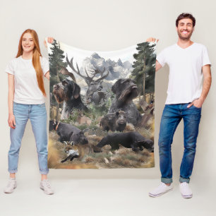 Cobertor De Velo Ponteiro alemão Wirehaired