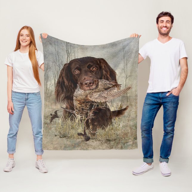 Cobertor De Velo Ponteiro Longhaired Alemão (In Situ)