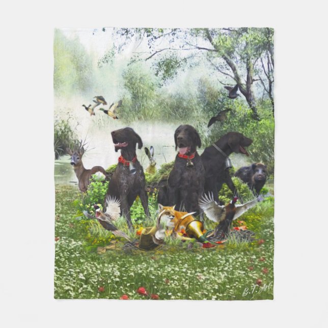 Cobertor De Velo Ponteiros abreviados alemães (Frente)