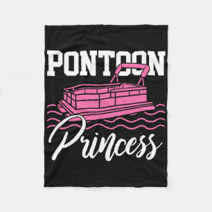 Cobertor De Velo Pontoon Princess Boat Capitão Lago Barco Gift