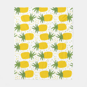 Cobertor De Velo Pontos de abacaxi: Design de Fruta de Verão