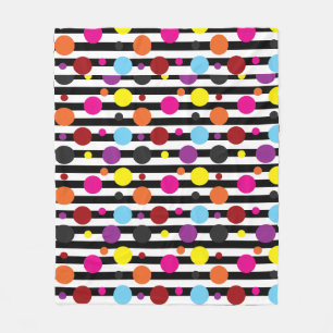 Cobertor De Velo Pontos E Stripes