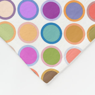 Cobertor De Velo Pontos modernos do século médio, várias cores em b