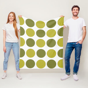 Cobertor De Velo Pontos Verde Polka