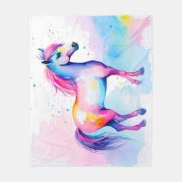 Cobertor De Velo Pony Colorido 2