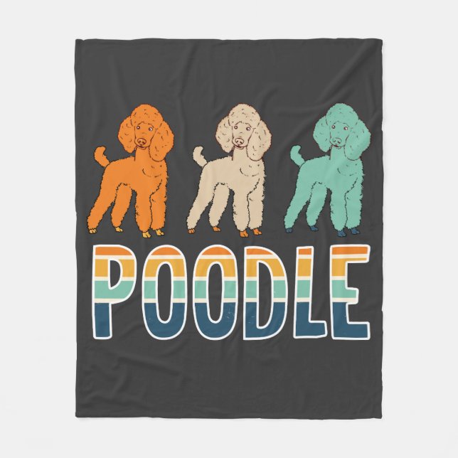Cobertor De Velo Poodle (Frente)