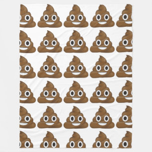Cobertor De Velo Poop emoji