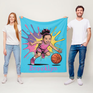 Cobertor De Velo Pop Art Girl Basball Birthday Bash Gift