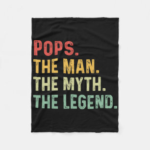 Cobertor De Velo Pop O Homem O Mito Que O Dia de os pais Da Lenda D