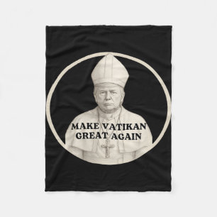 Cobertor De Velo Pope Trump Funny Trump Vaticano Christian Retro Ch