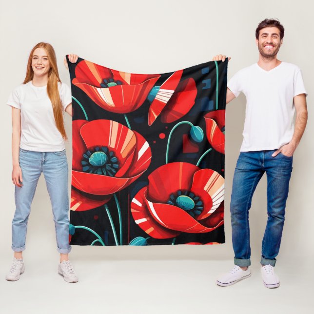 Cobertor De Velo Poppy Papaver flowers (In Situ)