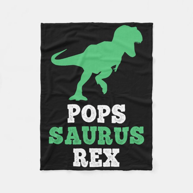 Cobertor De Velo Pops-saurus Rex Dino Dinossauro Engraçado Popssaur (Frente)
