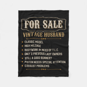 Cobertor De Velo Por trás do marido vintage clic modelo dia dos pai