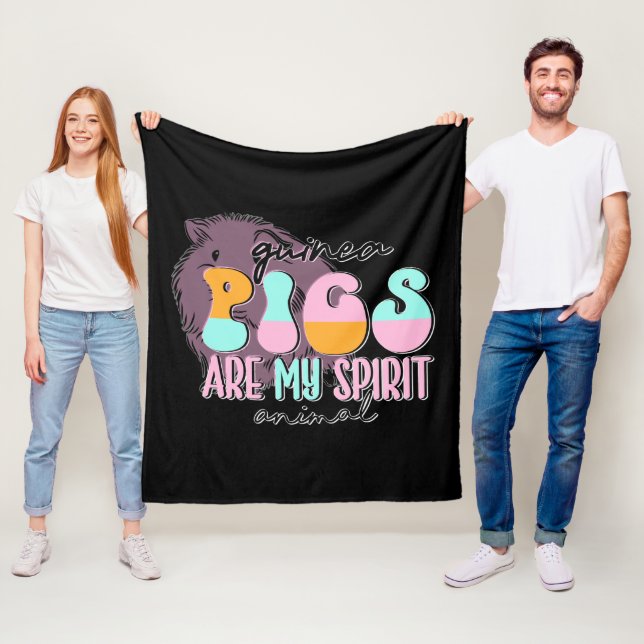 Cobertor De Velo Porcos-guineis São Meu Animal Espirituoso (In Situ)