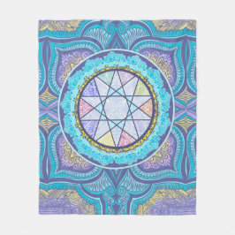 Cobertor De Velo Portal Geométrico Celestial