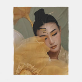 Cobertor De Velo Portrait Geji GaiGai Chinese Dance