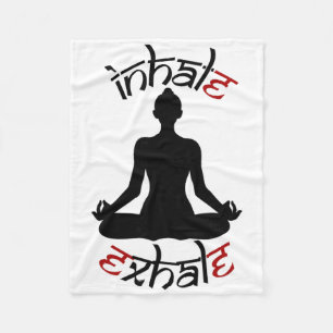 Cobertor De Velo Pose de Meditação de Yoga Inspiração Expiração Rel