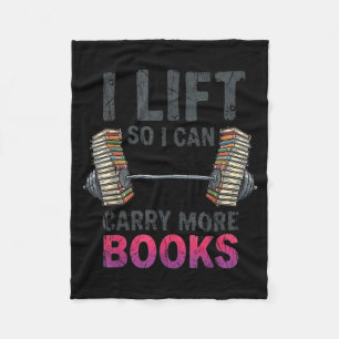 Cobertor De Velo Posso levantar mais livros amante de livros engraç