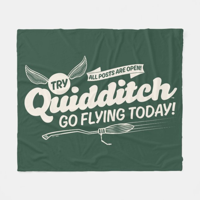 Cobertor De Velo POSTER DE Recrutamento QUIDDITCH™ (Frente (Horizontal))