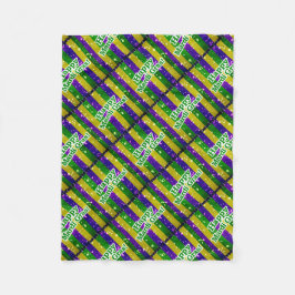 Cobertor De Velo Poster feliz do carnaval