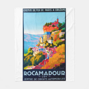 Cobertor De Velo Poster vintage - Rocamadour