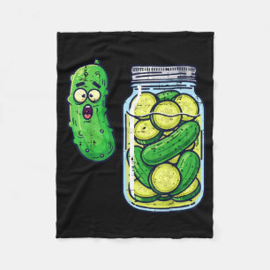 Cobertor De Velo Pote de Pepino Chocado Meme Engraçado Humor Alimen
