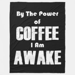 Cobertor De Velo Potência do café (em branco)