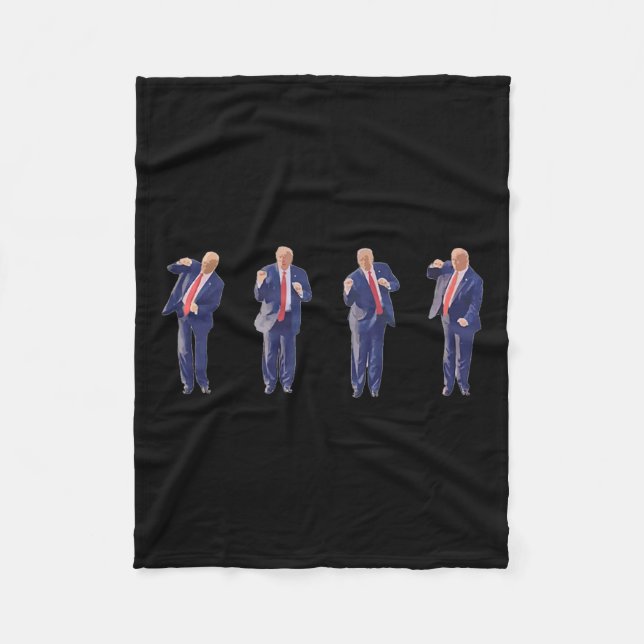 Cobertor De Velo Potus 45 Dance Presidente Donald Trump 47th EUA Pr (Frente)