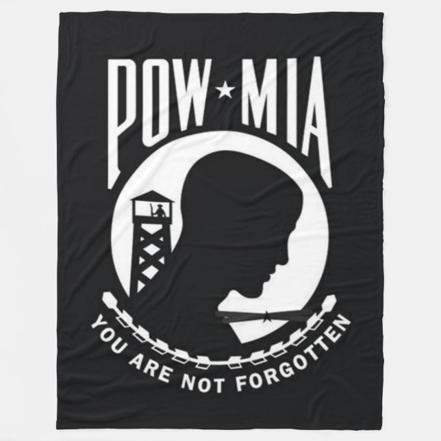 COBERTOR DE VELO POW/MIA (Frente)