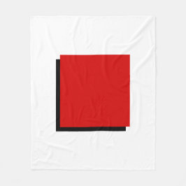 Cobertor De Velo Praça Vermelha Bauhaus Art