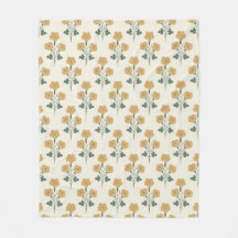 Prado Floral Dourado Iluminado pelo Sol