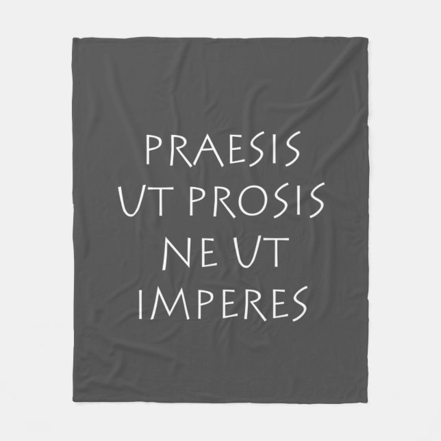 Cobertor De Velo Praesis ut próis ne ut imperes (Frente)