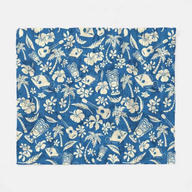 Cobertor De Velo Praia de Makapuu Batik Havaiano (Frente (Horizontal))
