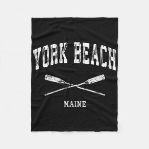 Cobertor De Velo Praia de York Maine Náutica Vintage Remo Cruzado