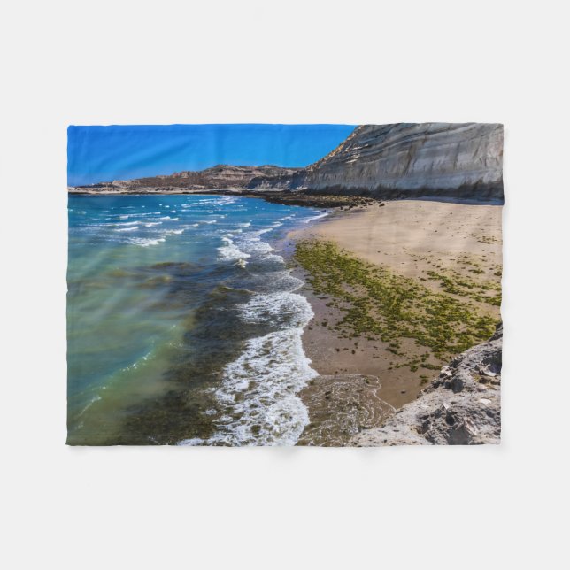 Cobertor De Velo Praia em Puerto Piramides, Argentina (Frente (Horizontal))