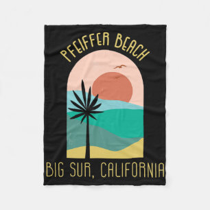 Cobertor De Velo Praia Pfeiffer Big Sur Califórnia - Férias Boho