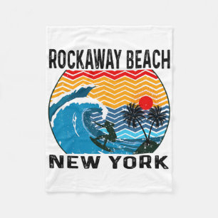 Cobertor De Velo Praia Rockaway Nova York Surfe Prancha de Surfe