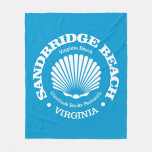 Cobertor De Velo Praia Sandbridge (conchas)
