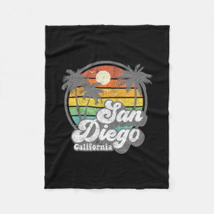 Cobertor De Velo Praia Vintage San Diego Califórnia Surf Retro S