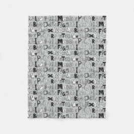 Cobertor De Velo prata ABC