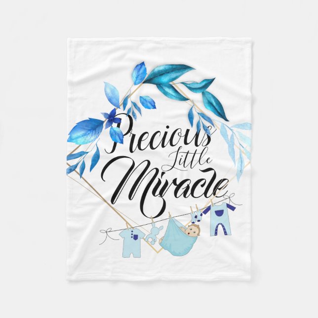 Cobertor De Velo Precioso Little Miracle (Frente)