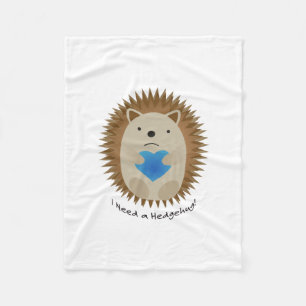Cobertor De Velo Preciso de um Hedgehog Hedgehug