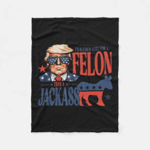 Cobertor De Velo Preferencialmentes Votam Por Felon Que Um Jack Fun