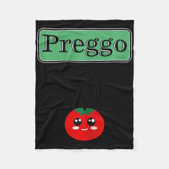 Cobertor De Velo Preggo Sauce Engraçado Maternidade Engraçado Figur (Frente)