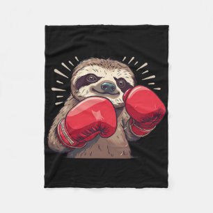Cobertor De Velo Preguiça de Boxe Com Luvas de Boxe Kickboxing Engr