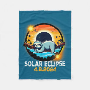 Cobertor De Velo Preguiça de Eclipse Solar Total Ilustração Solar